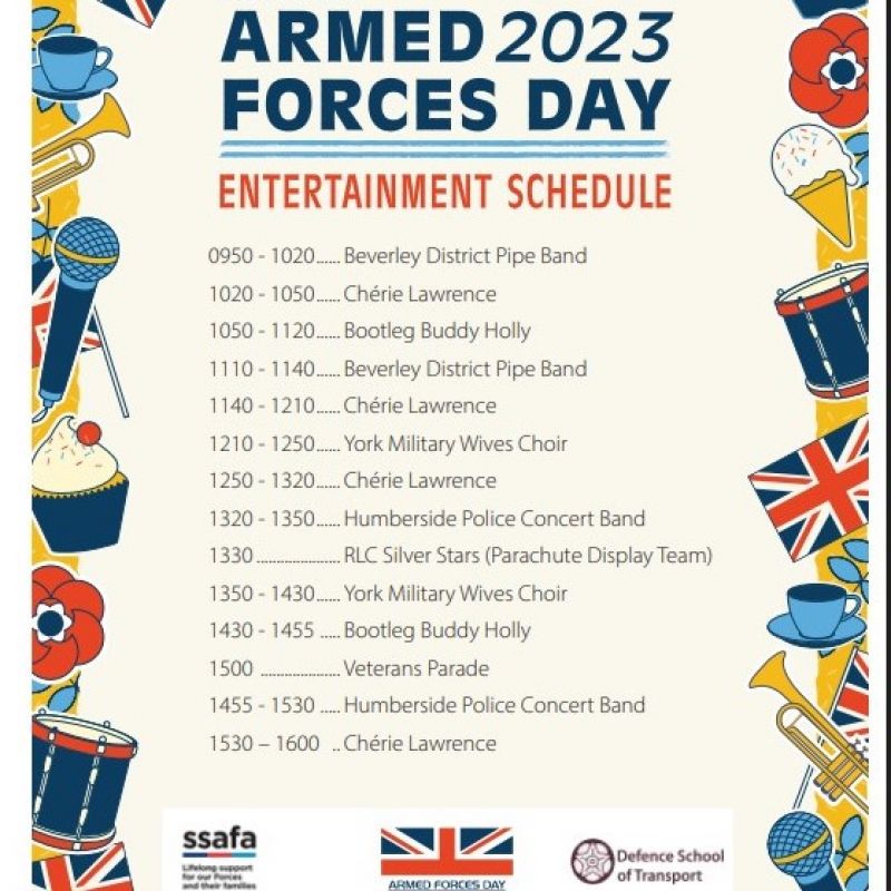 Beverley Armed Forces Day Saturday 1st July 2023