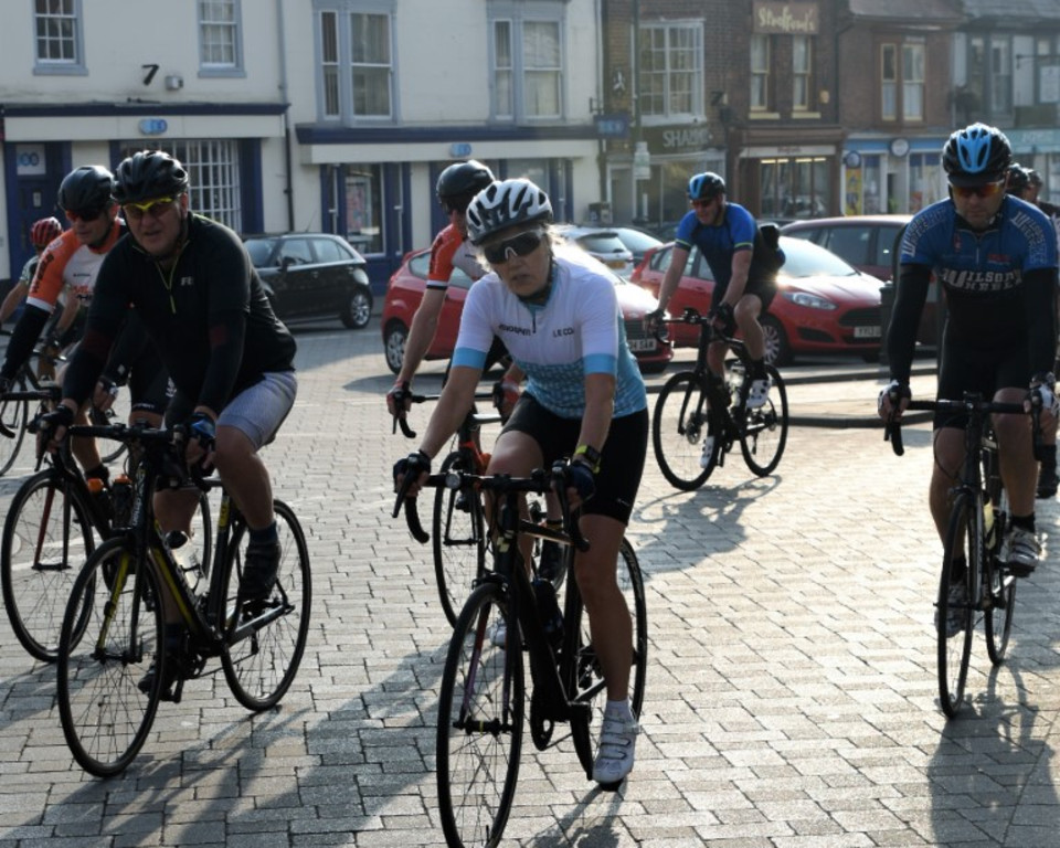 cyclists in beverley