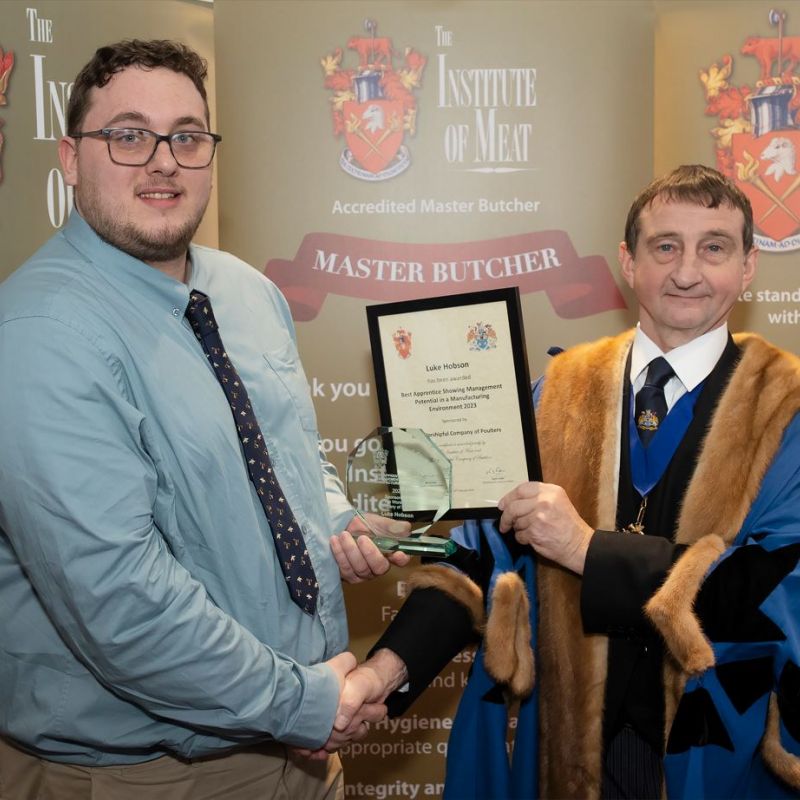 Bishop Burton College Butchery Apprentice Wins National Award