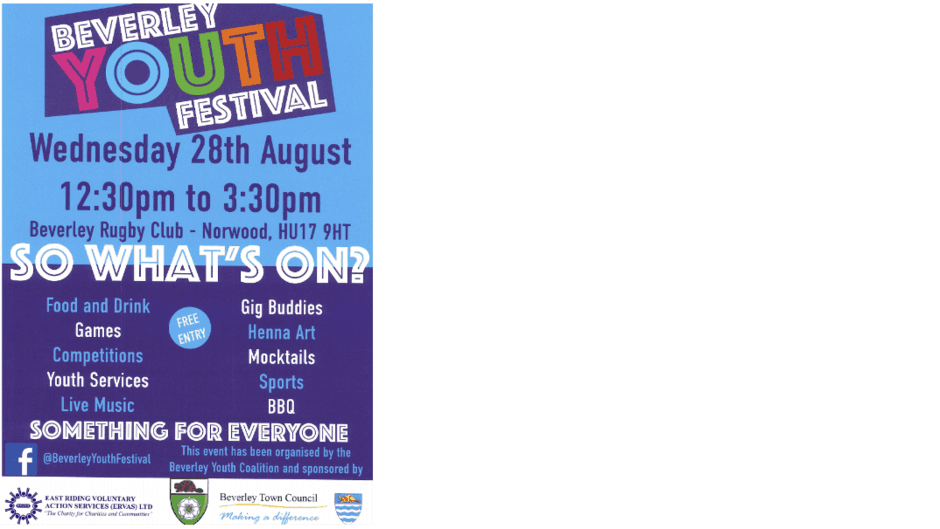 Beverley Youth Fest Png