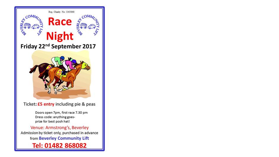 Race Night Poster
