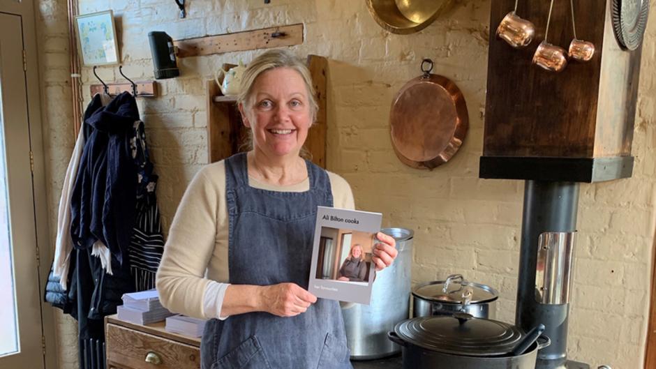 Ali Bilton With Her New Cookery Book