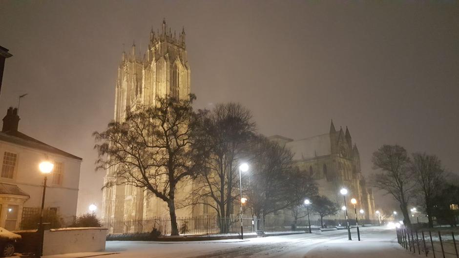 Minster In The Snow