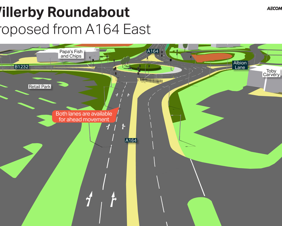 willerby roundabout scheme 3d image 4