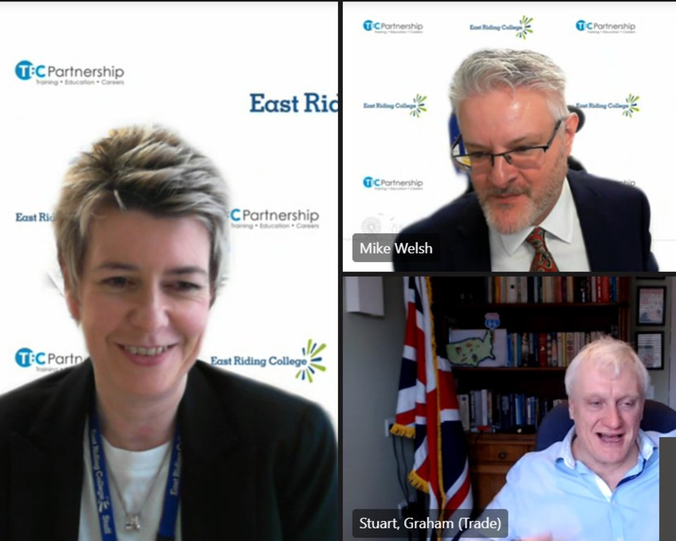 East Riding College Virtual Meeting March 21