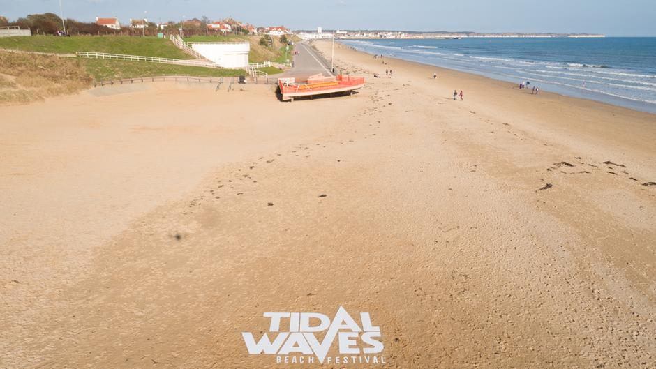drone logo tidal waves