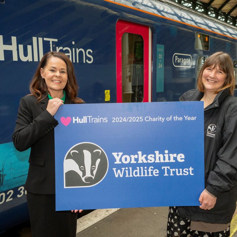 Future Focused Hull Trains Announces New Partnership With Yorkshire Wildlife Trust
