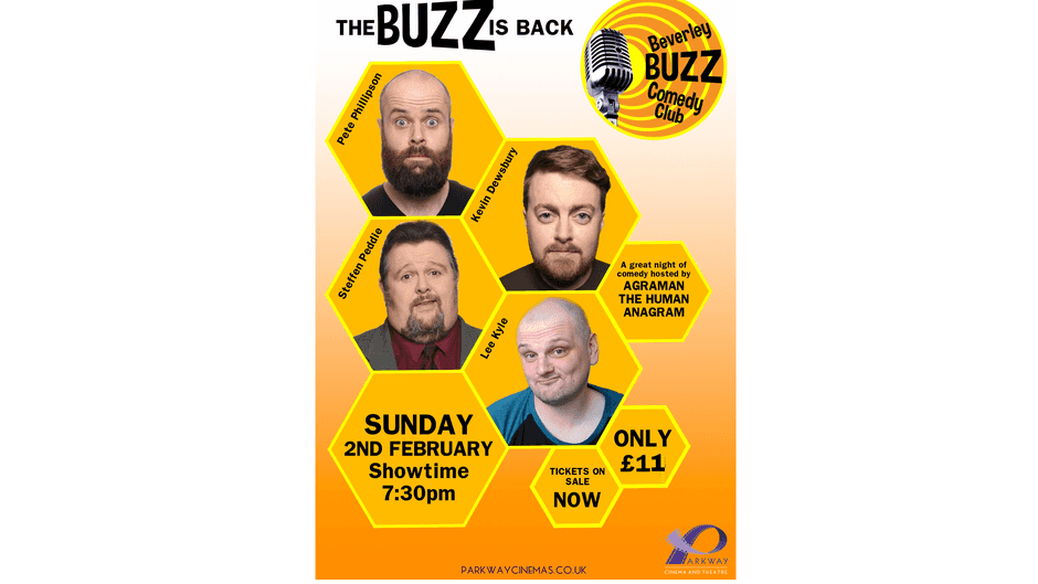 Buzz Comedy Feb Poster