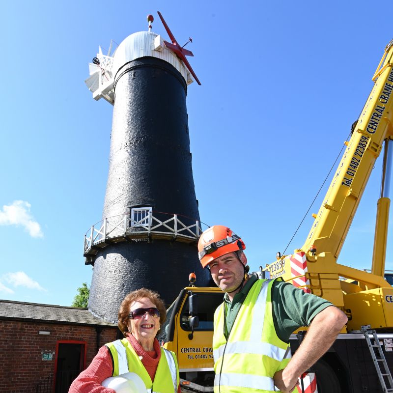 The Iconic Sails Are Returning To Skidby Mill