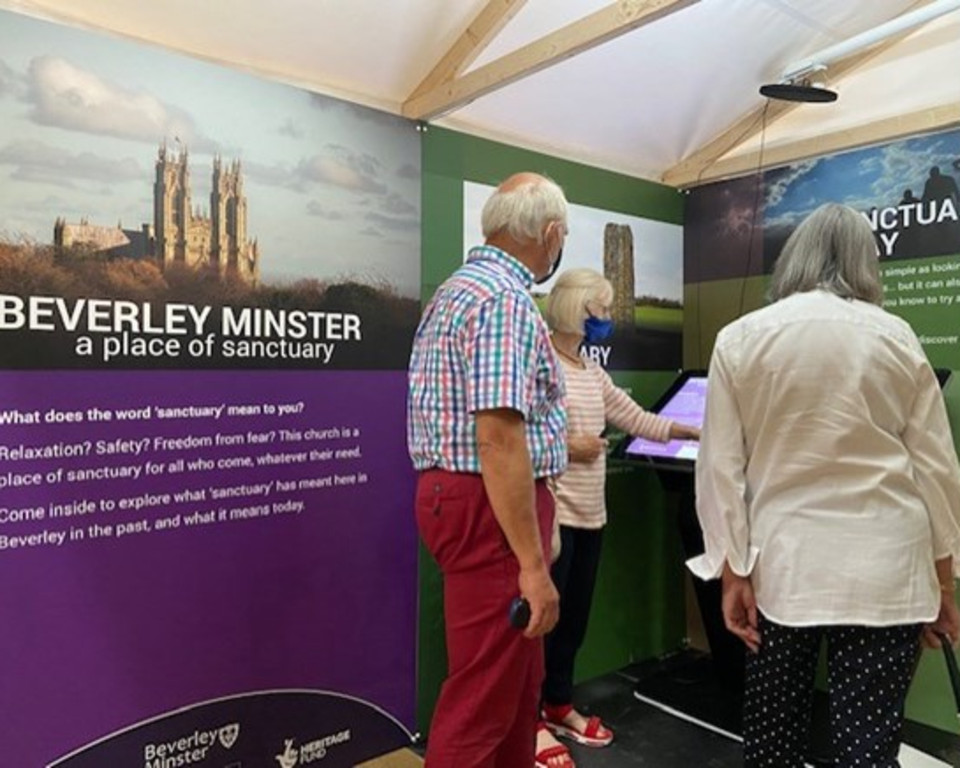 Visitors To Beverley Minster Take A Sneak Preview Of The Exhibition