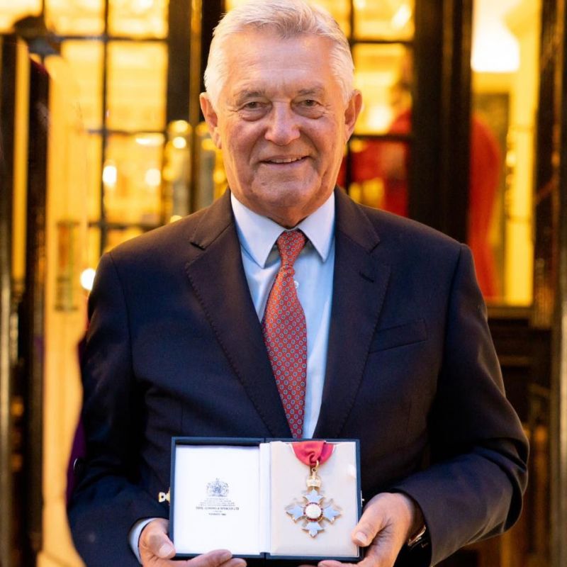 Mkm Founder Receives Cbe From Princess Royal At Buckingham Palace Investiture