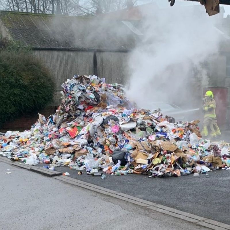 Dangerous Vapes Warning Issued After Another Bin Lorry Fire