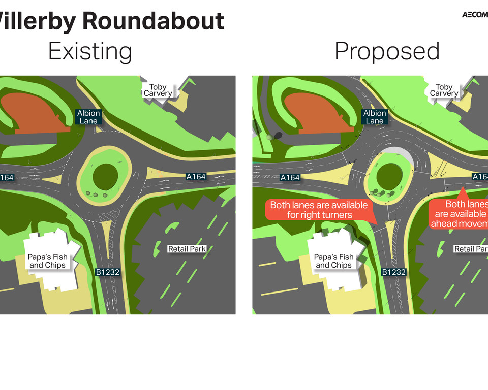 willerby roundabout scheme 3d image 5