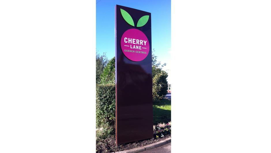 Cherry Lane Pillar Signage