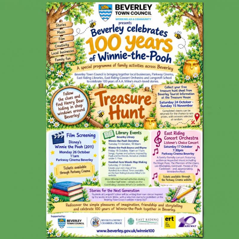 Beverley Celebrates 100 Years Of Winnie The Pooh 1