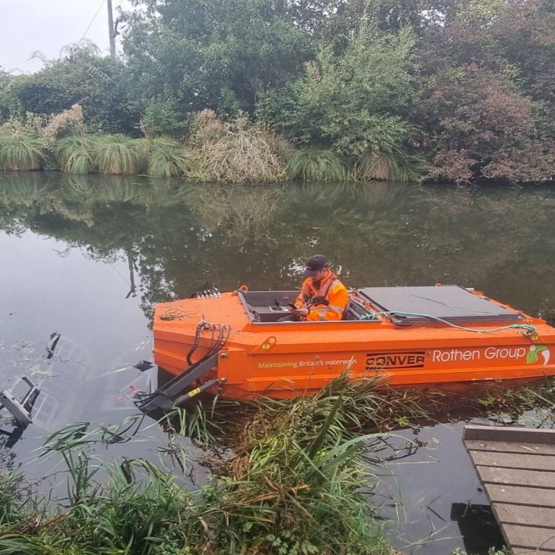 Cleaning Operation Underway To Clear Beverley Beck Of Invasive Water Soldier