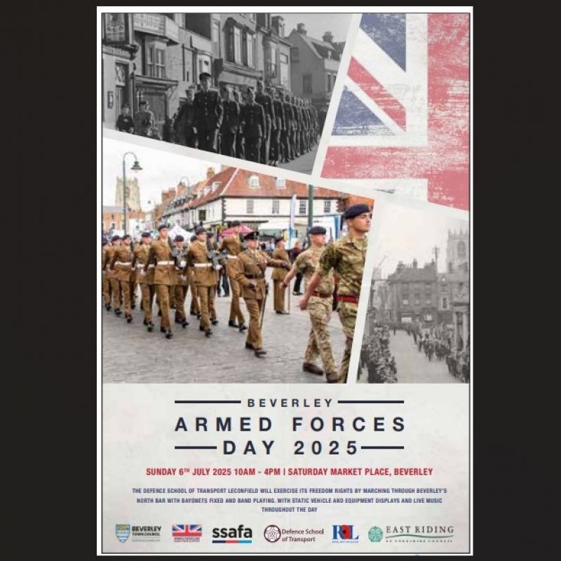 Time To Show Your Support Beverley Armed Forces Day Returns To Beverley Sunday 6th July