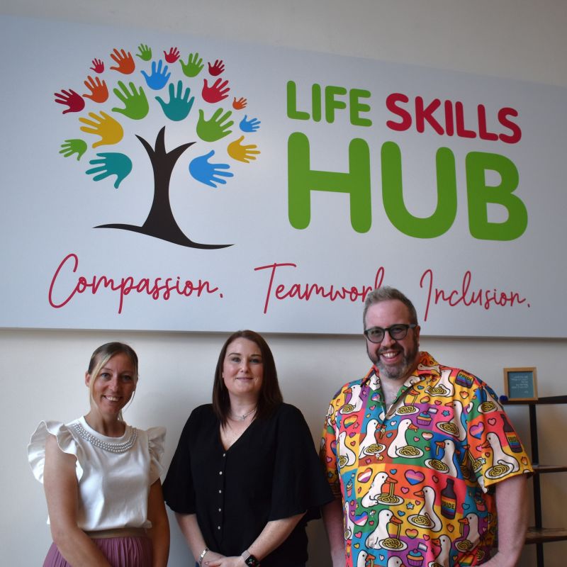 From-left,-Life-Skills-Hub-Headtecher-Sue-Clarke,-Inclusion-Lead-Katy-Langfield-and-Director-Luke-Cardwell..JPG