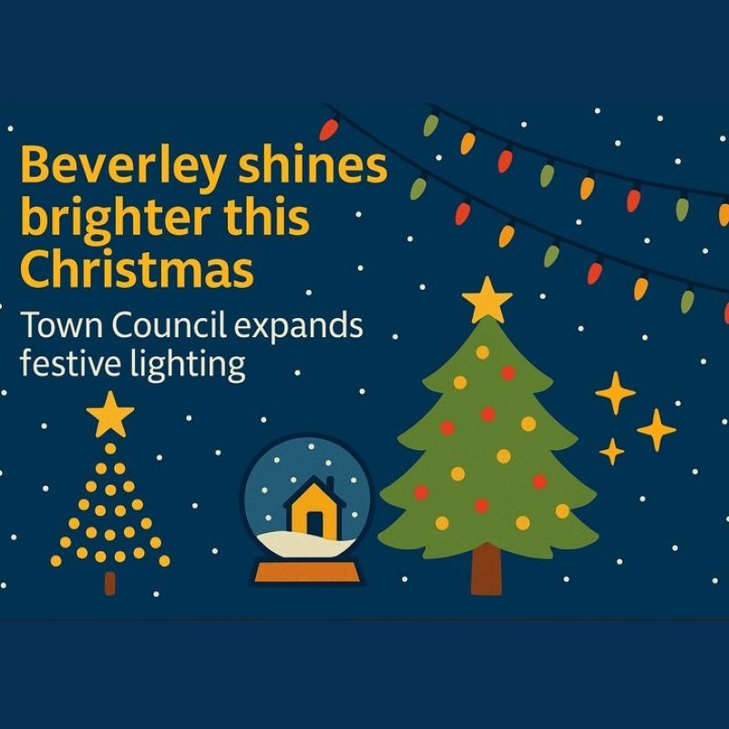 Beverley Town Council Unveils New Festive Lights And Real Christmas Trees To Make 2025 The Brightest Season Yet