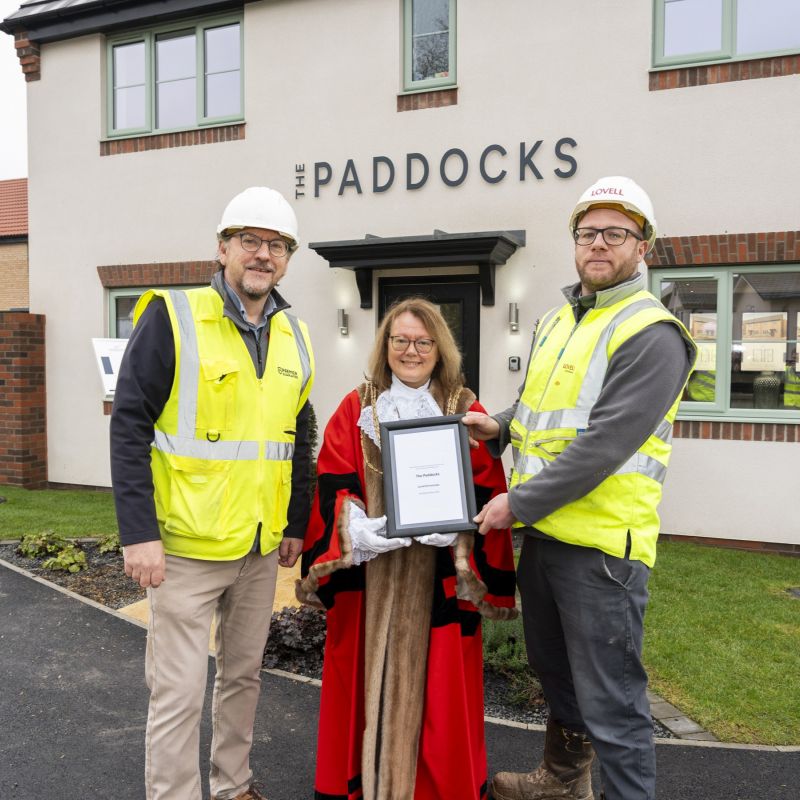Lovell Awarded Premier Guarantee Quality Recognition For The Paddocks In Beverley