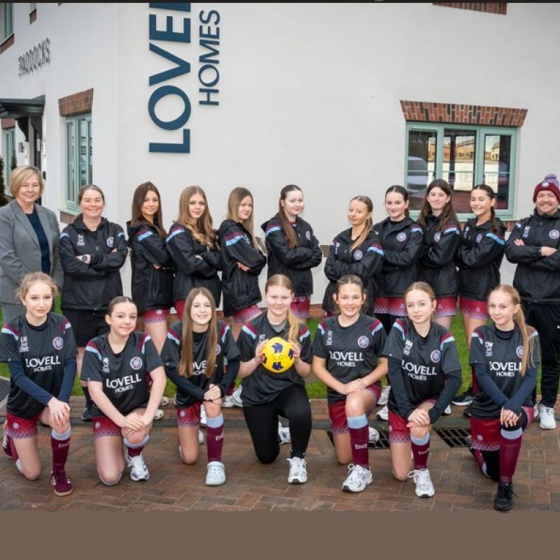 Lovell Sponsors Grassroots Girls Football In Beverley With Afc Tickton Training Kit Support