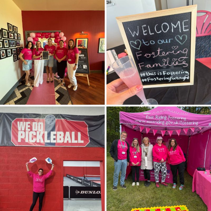 Pickleball To Pink Carpet East Riding Celebrates Foster Care Fortnight