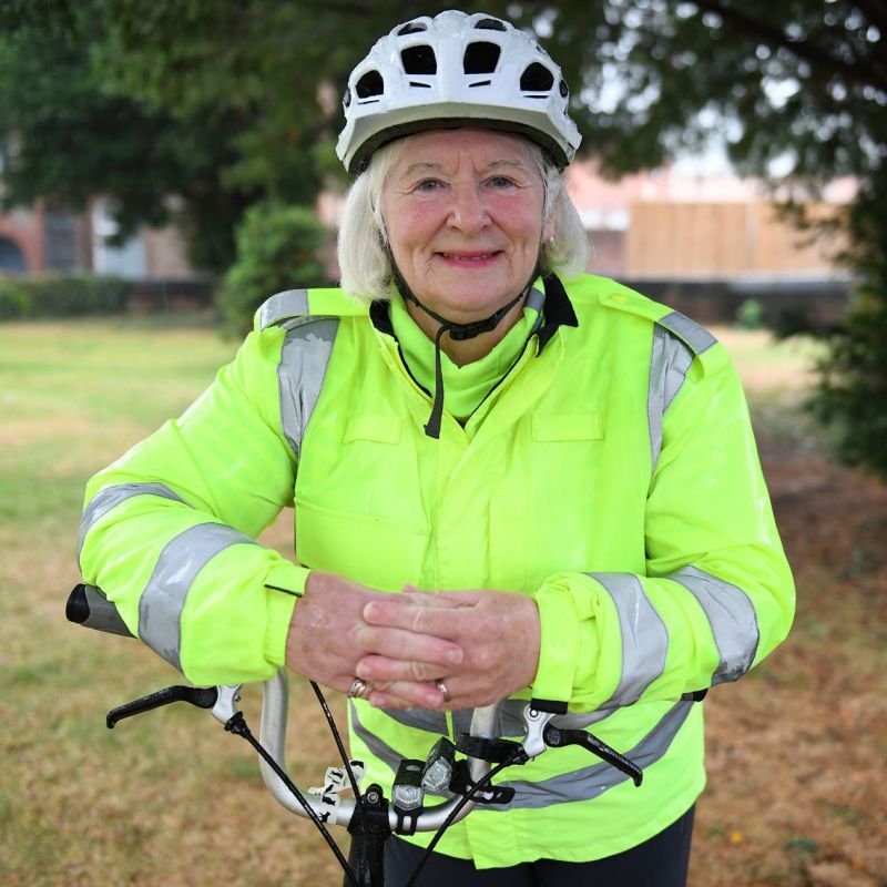 National Lifetime Achievement Award For Road Safety Cycling Instructor Julie