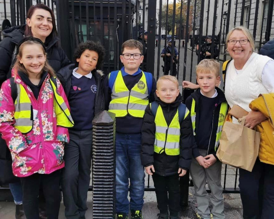 Cherry Burton Primary School Visit To Downing Street November 2022