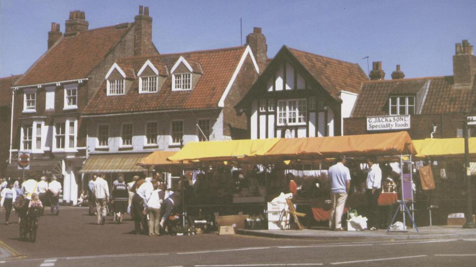 market stalls in wednesday market 2002