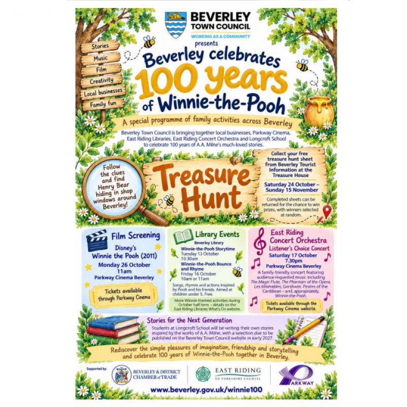 Beverley Celebrates 100 Years Of Winnie The Pooh 1