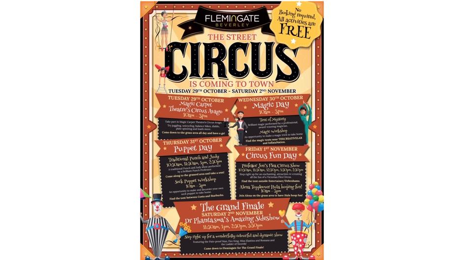 flemingate street circus poster