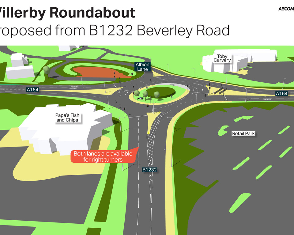 willerby roundabout scheme 3d image 3