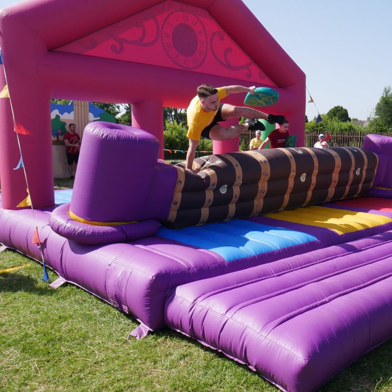 Local Businesses Team Up To Take On It S A Knockout