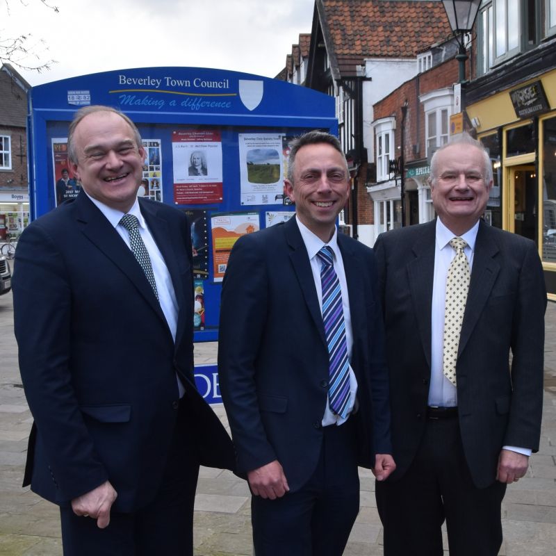 Sir Ed Davey Visits Beverley And East Yorkshire Coast