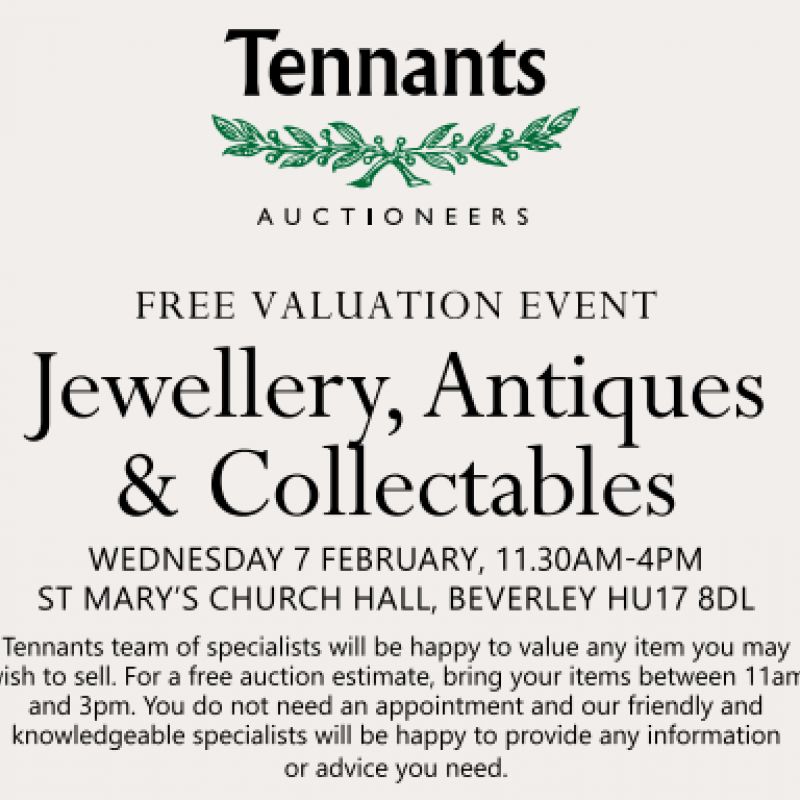 Tennants Free Valuation Event