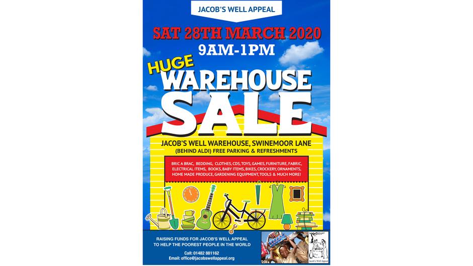 Warehouse Sale 28 March 2020