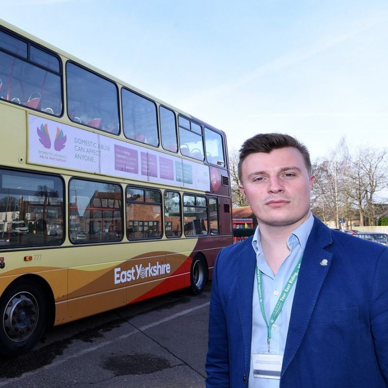 New Bus Adverts Raise Awareness Of Support Available For Domestic Abuse Victims In The East Riding