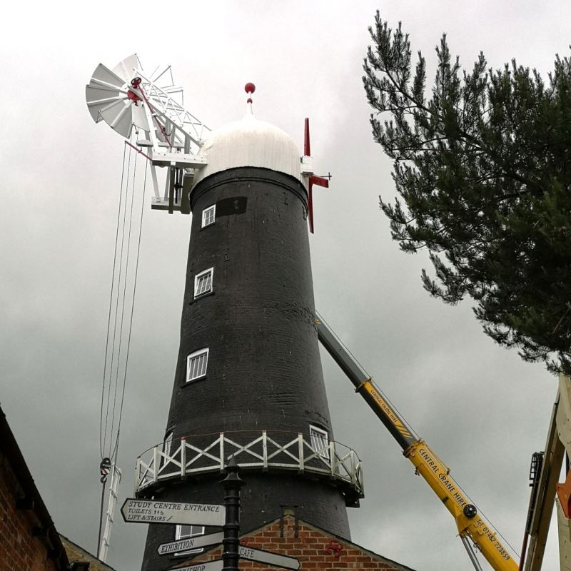 Skidby Mill Sails Lift