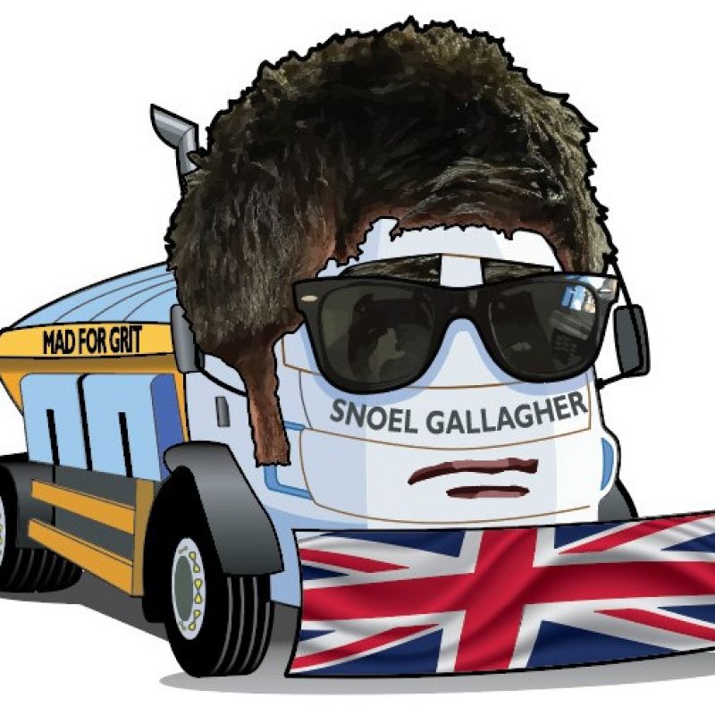 Mad For Grit Snoel Gallagher Joins The East Riding Gritter Gang