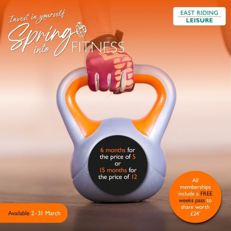 Spring Into Fitness With East Riding Leisure This March