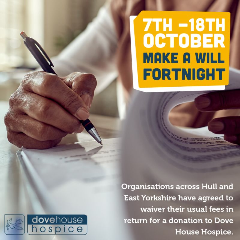 Dove House Launches Make A Will Fortnight 2024 Initiative To Support Families And Secure Futures