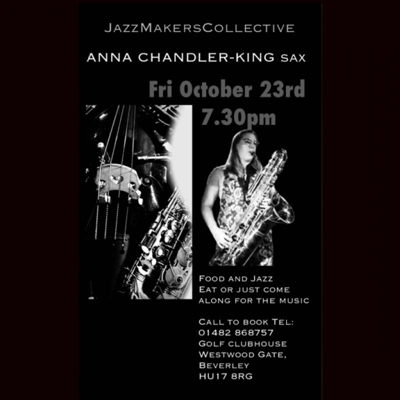 Jazz Friday 23rd October At The Clubhouse