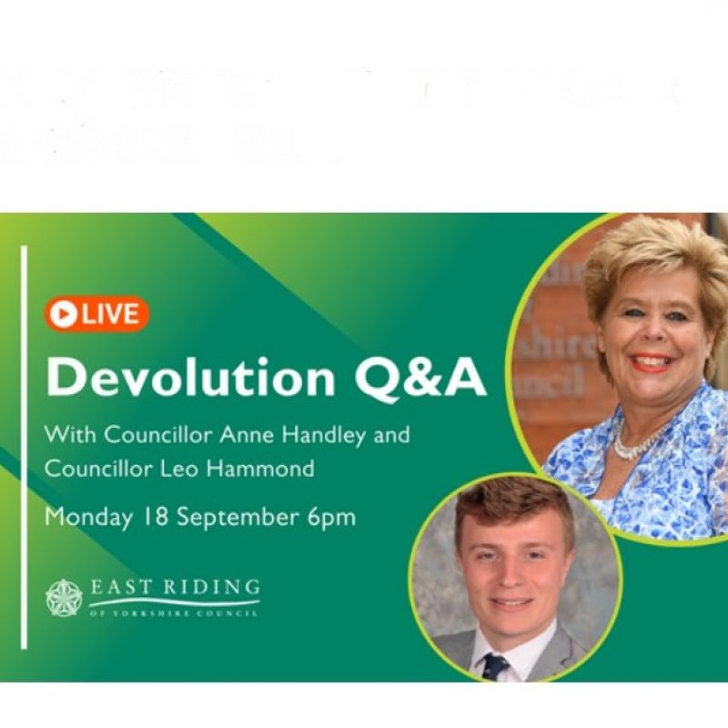 East Yorkshire Devolution Talks Live Q A