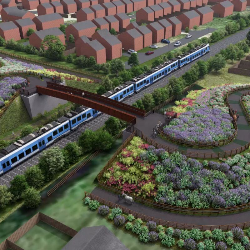 Views Sought On Plans For 11 2m Bridleway Bridge Over Railway Line In Beverley